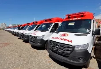 Bahia recebe novas ambulâncias da renovação de frotas do SAMU 192