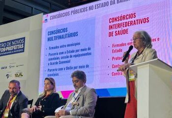 Experiência dos Consórcios Interfederativos de Saúde na Bahia é apresentada em encontro nacional de prefeitos