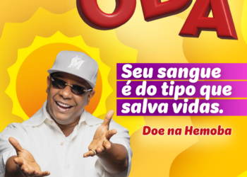 Hemoba lança campanha de verão com Márcio Victor para incentivar a doação de sangue