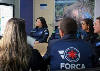 Base da Força Nacional do SUS em Manaus começa a operar e apoia resposta às queimadas no Amazonas